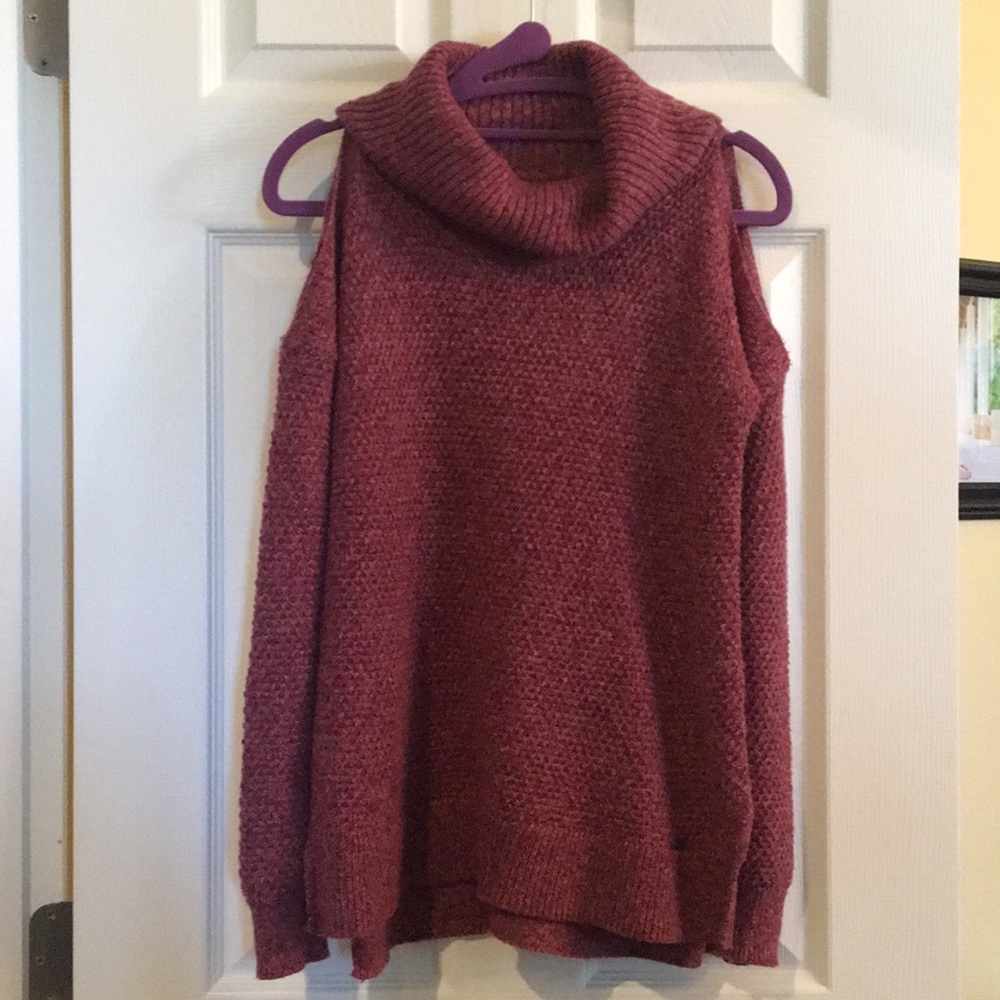 Hollister Cold Shoulder Sweater